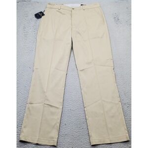 Tourney‎ Golf Performance Pants Men's 33/30 Brown Moisture Wicking Stretch Waist
